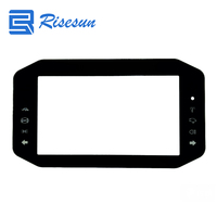 Pantalla Táctil Capacitiva G+G de 7 Pulgadas, Interfaz I2C Multitáctil, Apta para Navegación en Automóviles y Panel de Instrumentos de Motocicletas