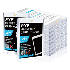 M1NT Sports Card Hobby Case 35pt – Magnetic Slide-Lock Card Holder (Black) | Chase The Golden Tickets! By M1NT On Live