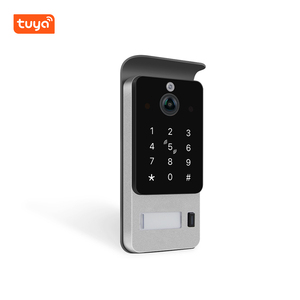 Sonnette vidéo Tuya 2MP IP avec écran tactile de 10 pouces en métal RFID carte contrôle d'accès App <span class=keywords><strong>Code</strong></span> interphone avec déverrouillage de carte - Product Image 4