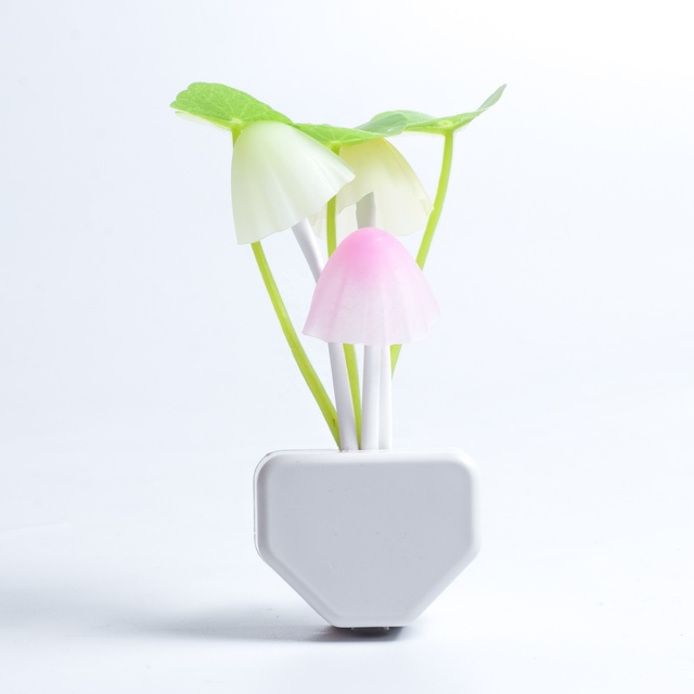 Sensor Color Changing Plug-in LED Mushroom Night Light