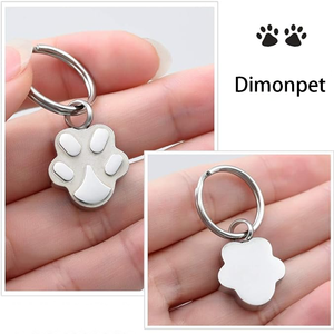 Gantungan Kunci Urn Kremasi Jejak Kaki Perak dari Baja Anti Karat untuk Abu Kucing Anjing, Kenang-kenangan Peringatan untuk Hadiah Pesta - Product Image 6