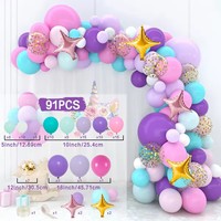 Ballons en latex personnalisés pour fête de naissance, décoration de fête d'anniversaire pour enfants, ensemble de ballons, guirlande de ballons, kit d'arche de ballons, décoration pour mariage, fête de remise de diplôme