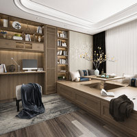 Armoire et lit de rangement en tatami de style zen pour un intérieur paisible