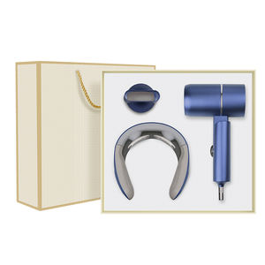 Sèche-cheveux avec buse concentratrice + masseur de cou coffret de cadeaux d'entreprise cadeaux de mariage promotionnels de luxe pour les invités articles de cadeau - Product Image 3