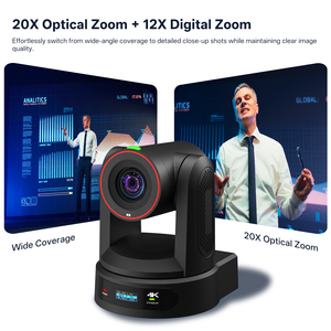 กล้อง PTZ แบบติดตามอัตโนมัติด้วย AI 20 เท่า พร้อมชุดควบคุมจอยสติ๊ก NDI PoE รุ่น PUS-UHD700 กล้องประชุมแบบโหวต PUS-UHD700 PUS- - Product Image 6