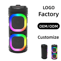 Enceinte sans fil portable ABS-4215, basses puissantes, son stéréo, lumière RGB, pour extérieur, camping, voyage, maison, logo personnalisé, expédition en 7 jours, CE RoHS