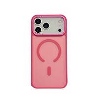 Coque magnétique pour iPhone 17 16 15 14 13 12 11 Plus Air Pro Max 16E Protect antichoc Luxury Armor Matte Metal Lens Cover