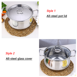 Thiết Kế Mới Nhà Bếp Đa Chức Năng 8 Miếng Đồ Nấu Nướng Bộ Nồi Bộ Thép Không Gỉ Nấu Ăn Nồi Bộ - Product Image 6