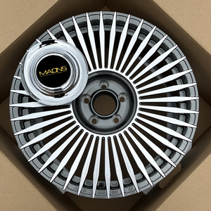 REP 396f 22 inch nhiều nan hoa bóng đen 5 112 với 66.5 cường độ cao rèn hợp kim tùy chỉnh số lượng lớn trong kho cho Mercedes-Benz - Product Image 3