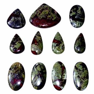 Increíble dragón Bloodstone jaspe cabujón suelto piedra preciosa venta al por mayor forma mixta y tamaño lote para la fabricación de joyas - Product Image 4