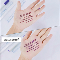 Marqueur violet stérile Medline, non toxique, sûr pour la peau, effaçable à sec et à l'eau, pointe de 2 mm