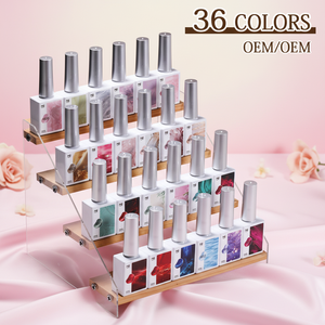 ZRKGEL OEM 36 Couleurs Premium Gel Polish Effet Œil de Chat Perles de Verre Magnétique Paillettes Nail Art Longue Durée avec Votre Logo Sans HEMA - Product Image 1