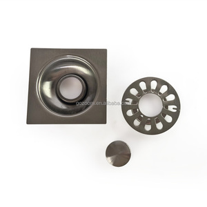 MCBKRPDIO - Desagüe de Piso Cuadrado Cromado para Baño, Acero Inoxidable, Antiolor, Desagüe de Piso para Cocina - Product Image 3