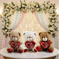 Ours en peluche géant cœur rouge « Love You » – Vente en gros pour la Fête des Mères, cadeau de Saint-Valentin