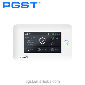 Sistemas de alarma de seguridad antirrobo de fábrica PGST gran oferta 4G WiFi Smart Home pantalla táctil función RFID red <span class=keywords><strong>GSM</strong></span> 433MHz ABS - Product Image 2