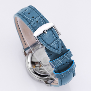 <span class=keywords><strong>Montre</strong></span> automatique de luxe pour femme avec diamants, lunette sertie de diamants, phase de lune, calendrier, <span class=keywords><strong>bracelet</strong></span> en acier inoxydable - Product Image 6