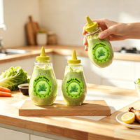 Bouteille de condiment gourmet personnalisable, surface mate ou brillante, estampage à chaud pour l'image de marque du pesto artisanal