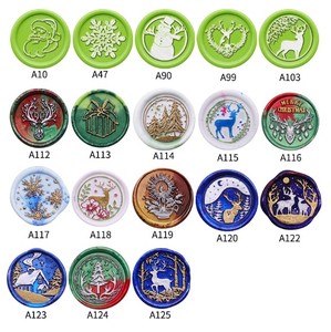 Série <span class=keywords><strong>de</strong></span> noël Relief timbre tête feu laque renne bonhomme <span class=keywords><strong>de</strong></span> neige carte <span class=keywords><strong>de</strong></span> voeux enveloppe étanchéité décoratif emballage cadeau pour - Product Image 4