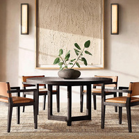 Applique murale LED encastrée de luxe moderne, design marbre naturel, matériau cuivre, intensité variable, lumière chaude, pour maison, bureau, salon, chambre, hôtel