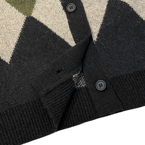Cardigan <span class=keywords><strong>en</strong></span> tricot pour femme YIYU à col <span class=keywords><strong>en</strong></span> V, faible MOQ, vente chaude, <span class=keywords><strong>pull</strong></span> long et ample de luxe pour femme - Product Image 6