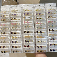 Anting-anting Stud Emas & Set Cangkang Hati Warna-warni Perhiasan Mewah Elegan Fashion Grosir