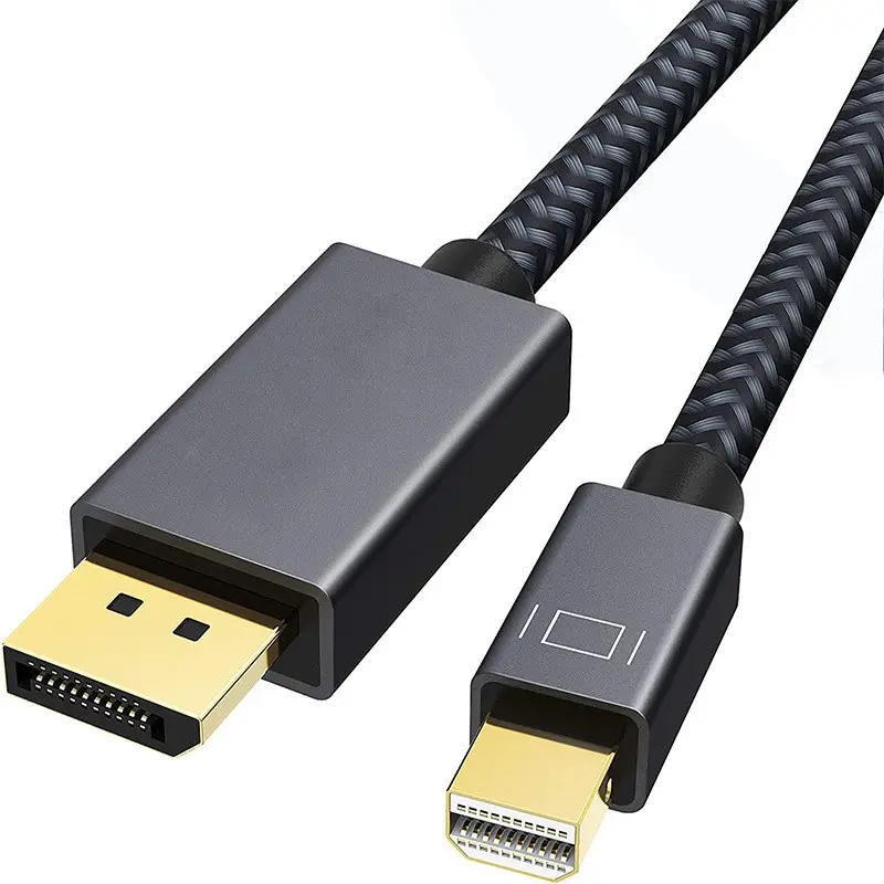 Mini DP to DP male to male cable 4K 60Hz 1-3m Mini Displayport To Displayport cable