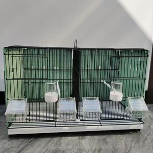 Jaulas para Pájaros al por Mayor, Jaula de Hierro de Alta Calidad para Loros y Canarios, Jaula Apilable para Cría de Aves - Product Image 3