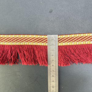 Nhiều Màu 6Cm Polyester Khiêu Vũ Latin Tua Chuỗi Phong Cách Dây Giày Trang Trí Cho Rèm Cửa Và Hàng May Mặc Với Tua Rìa - Product Image 2