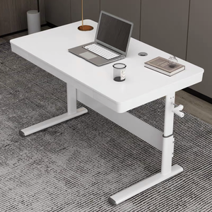 Bureau d'ordinateur réglable en hauteur, bureau ergonomique à hauteur réglable manuellement, table debout pour la salle d'étude - Product Image 2