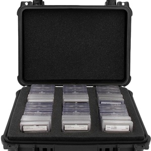 Yageli Wholesale <b>Waterproof</b> Acrylic 3 Compartments Absorbing Form Graded Card <b>Storage</b> <b>Box</b> Sports Card Case Customized Color for - Product Image 1