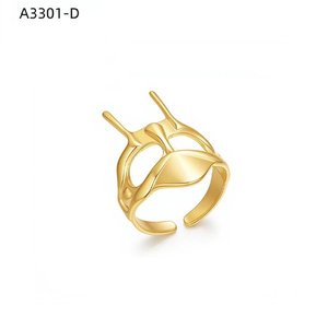 Anillo de moda Amy Amy A3301 de acero inoxidable con diseño geométrico moderno para mujer, joyería de regalo para uso diario - Product Image 2