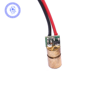 Diode laser à point vert focalisable 3-5V 520nm 6mm Module laser classe 2 1mW