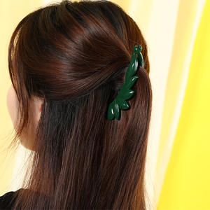 Clip de plátano de plástico de estilo coreano para niños, accesorios para el cabello con forma de cacatúa, Clip Vertical de moda que combina con todo, procesamiento de joyas - Product Image 4