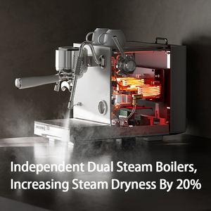 <span class=keywords><strong>Machine</strong></span> <span class=keywords><strong>à</strong></span> <span class=keywords><strong>Café</strong></span> Professionnelle Haut de Gamme pour Hôtellerie, Deux Pompes, Trois Chaudières <span class=keywords><strong>à</strong></span> Chauffage Instantané, Pré-infusion Électrique - Product Image 3