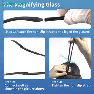 4X 5X <span class=keywords><strong>6X</strong></span> <span class=keywords><strong>Dental</strong></span> 48 ° Ergo Loupes Zoom lenti di ingrandimento chirurgico a distanza di lavoro regolabili strumenti di ingrandimento odontoiatria - Product Image 6