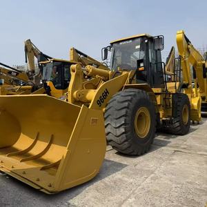 รถตักล้อยาง Caterpillar 966H มือสอง สำหรับงานหนัก พร้อมบุ้งกี๋หน้า สำหรับงานก่อสร้างและงานดิน - Product Image 1