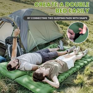 Tapis de <span class=keywords><strong>couchage</strong></span> de camping OEM ultraléger avec oreiller intégré, pompe à pied intégrée, tapis de <span class=keywords><strong>couchage</strong></span> gonflable compact pour le camping et la randonnée - Product Image 5