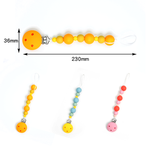 <span class=keywords><strong>Lot</strong></span> <span class=keywords><strong>de</strong></span> Clips en Silicone <span class=keywords><strong>pour</strong></span> enfants, qualité alimentaire, personnalisable, perles factice, Clips <span class=keywords><strong>pour</strong></span> bébés, sucette, chaîne, porte-étui, vente en gros, Clips - Product Image 2
