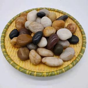 Factory <strong>Direct</strong> High-Polished Black Natural Stone Cobble River Rock Landscape Stone for Outdoor Decoration - Product Image 5