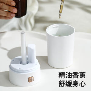 เครื่องกระจายกลิ่นหอมรุ่น Rainbow Cup ขนาดเล็ก ใช้พลังงานจาก USB เสียงเงียบ 35 เดซิเบล ใช้ได้ทั้งที่บ้าน โต๊ะทำงาน และในรถยนต์ พร้อมฟังก์ชั่นตั้งเวลา ถังน้ำขนาดน้อยกว่า 0.5 ลิตร - Product Image 2