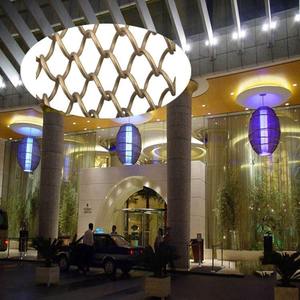 Zhihang מותאם אישית קפה מסך מסך מסך וילון מרהיב גל זהב רשת מתכת אלומיניום רשת תיל פלדה - Product Image 3