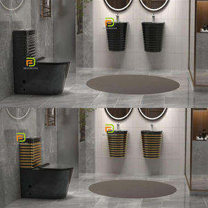 Nhà máy thiết bị vệ sinh Suites trọng lực Đỏ bừng <span class=keywords><strong>commode</strong></span> gốm WC nhà vệ sinh đặt phòng tắm vòng một mảnh nhà vệ sinh và bệ lưu vực - Product Image 2