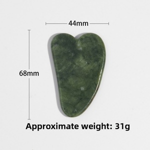 Herramienta Facial de Piedra Gua Sha de Cuarzo Rosa, Piedra Bian y Jade Real con Logotipo Personalizado para Masaje Corporal - Product Image 5