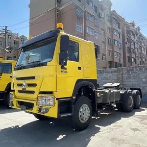 NEW Howo Heavy Tractor Head 4x2 6x4 371hp Euro 2 50 Tons Used Tractor Truck For Cheap Sale