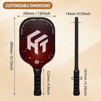 Raquette de pickleball légère Quick Swing, composite, pour adultes débutants, personnalisable