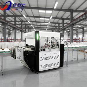 Double Lane Full Automatic <strong>Disposable</strong> Paper Plate <strong>Making</strong> <strong>Machine</strong> <strong>Price</strong> With Low Cost - Product Image 1