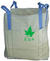 Toile tissée en usine EGP 1 tonne de déchets de construction en vrac Supersack 1000kg 1500kg sac Jumbo plat circulaire bitume sac de bitume