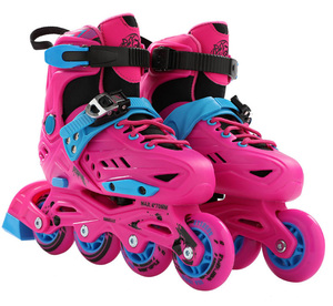 EACH Adjustable Sizes Thickened <b>Frame</b> Slalom Shoes Children's Skates Set Adult Protective Manufacturers Supply YQ-RS01 PU Wheels - Product Image 4