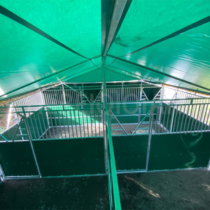 Mobil Metal geçici çelik at ahır durak at kutusu geçici at istikrarlı barınak ile çatı - Product Image 2