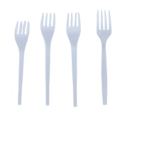 Ensemble de couverts compostables CPLA personnalisés, biodégradables et écologiques pour fourchette, cuillère, couteau